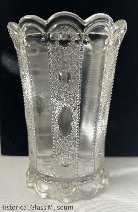 Clear Kansas glass vase